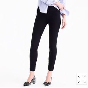 J. Crew pull-on toothpick jean in black